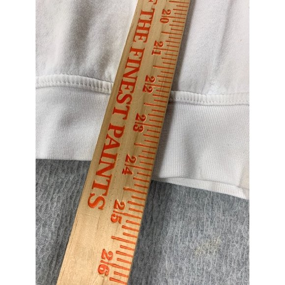 Nike‎ Just Do It Blue Label Cowl Neck Hoodie Sweatshirt (Women's Large) White - Picture 6 of 13